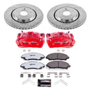 PowerStop Z36 Truck and SUV Ceramic Brake Pad, Drilled & Slotted Rotor, and Cali