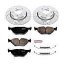 PowerStop Z23 Daily Driver Carbon-Fiber Ceramic Brake Pad and Drilled & Slotted