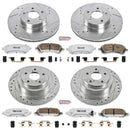 PowerStop Z26 Street Performance Ceramic Brake Pad and Drilled & Slotted Rotor K