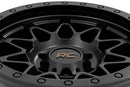 17x8.5 Rough Country 78 Series Black 5x4.5 ET0 Wheel Rim