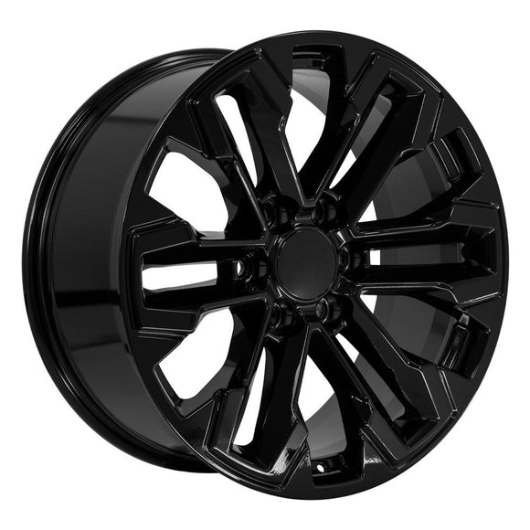 20" Replica CV69 fits Chevrolet Silverado 20 in. x 9 in. Gloss Black