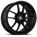 18X9 Enkei PF01 Black Paint Wheel/Rim 5x114.3 5-114.3 460-890-6635BK