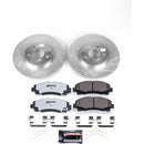 PowerStop Z36 Carbon-Fiber Ceramic Brake Pad with Drilled and Slotted Rotor Kit