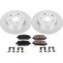 PowerStop Genuine Geomet Coated Rotor and Low-Dust Ceramic Brake Pad Kit