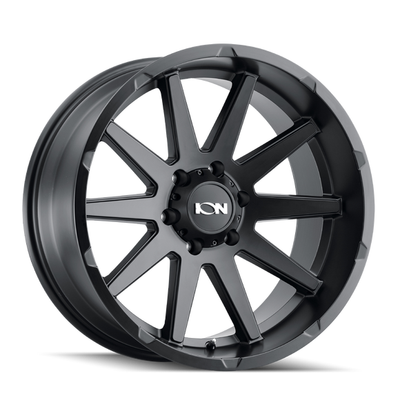20X9 Ion Alloy 143 Black-Matte Wheel/Rim 8x170 ET0 143-2970MB
