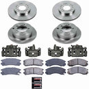 PowerStop OE Stock Replacement Low-Dust Ceramic Brake Pad, Rotor and Caliper Kit