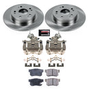 PowerStop OE Stock Replacement Low-Dust Ceramic Brake Pad, Rotor and Caliper Kit