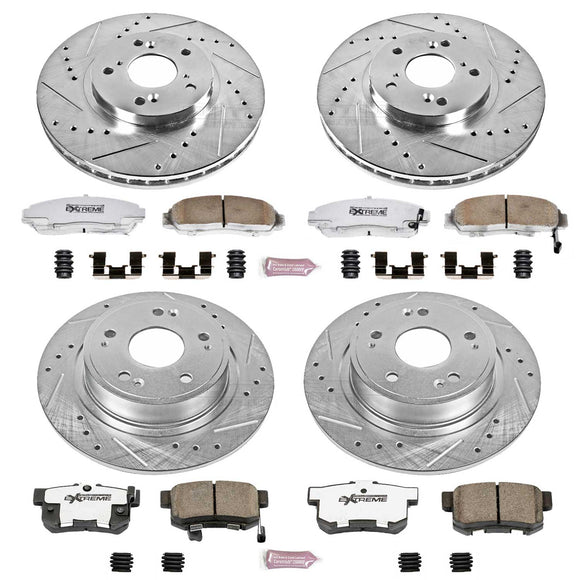 PowerStop Z26 Street Performance Ceramic Brake Pad and Drilled & Slotted Rotor K