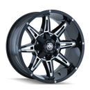 20x9 Mayhem Rampage Gloss Black Milled 8x165.1 ET0 CB130.8 Wheel Rim