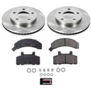 PowerStop OE Stock Replacement Low-Dust Ceramic Brake Pad and Rotor Kit