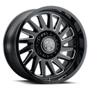 22x10 Thret Offroad Omega-902 Gloss Black/Milled Wheel 8x180 ET-21 CB124.1