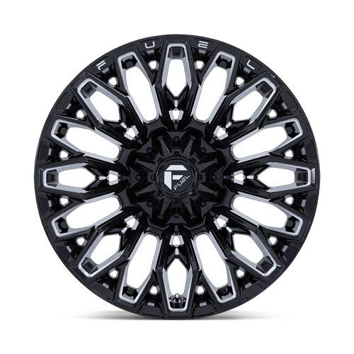 22x10 Fuel Off-Road FC865 Strike Gloss Black Milled BLANK ET-18 CB78.1 Wheel Rim