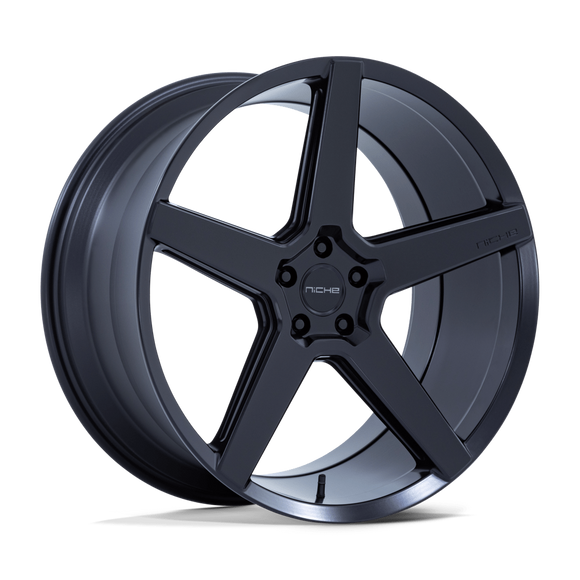 22x9 Niche NC283 Modena Matte Black 5x115 ET15 CB72.56 Wheel Rim
