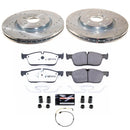 PowerStop Z36 Carbon-Fiber Ceramic Brake Pad with Drilled and Slotted Rotor Kit