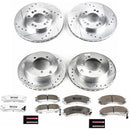 PowerStop Z26 Street Performance Ceramic Brake Pad and Drilled & Slotted Rotor K