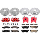 PowerStop Z23 Daily Driver Carbon-Fiber Ceramic Pads Drilled & Slotted Rotor & C