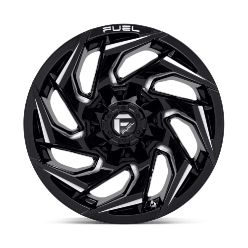 20x10 Fuel Off-Road D753 Reaction Gloss Black Milled 8x165.1 ET-18 CB125.1 Wheel