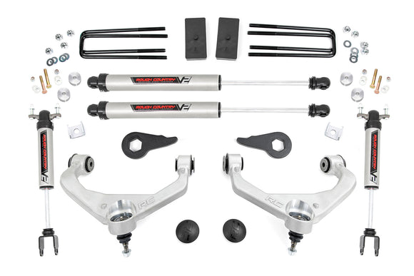 Rough Country 3.5" Lift Kit For Chevy GMC 2500HD 3500HD 11-19