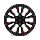 22x12 Fuel Off-Road D823 Flame Gloss Black Milled Candy Red 6x139.7 ET-44 Wheel