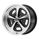 17X9 American Racing VN501 Black Machined Wheel/Rim 5x114.3 17-9 5-114.3-2
