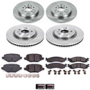PowerStop OE Stock Replacement Low-Dust Ceramic Brake Pad and Rotor Kit