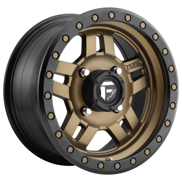 14X7 Fuel UTV D583 Anza 4+3 Bronze-BBR 4X156 ET13 wheel/rim