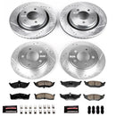 PowerStop Z23 Daily Driver Carbon-Fiber Ceramic Brake Pad and Drilled & Slotted