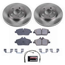 PowerStop OE Stock Replacement Low-Dust Ceramic Brake Pad and Rotor Kit