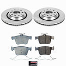 OE Stock Replacement Low-Dust Ceramic Brake Pad and Rotor Kit