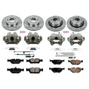 PowerStop OE Stock Replacement Low-Dust Ceramic Brake Pad, Rotor and Caliper Kit