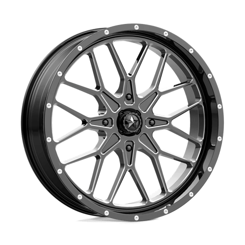 16X7 Msa Offroad Wheels M45 Portal Gloss Black Milled 4X137 ET10 Wheel Rim