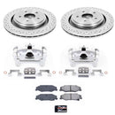 PowerStop OE Stock Replacement Low-Dust Ceramic Brake Pad, Rotor and Caliper Kit