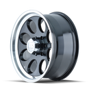 16x8 Ion Style 171 Black Wheel/Rim 5x114.3 5-114.3 5x4.5 16-8 ET-5