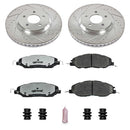 PowerStop Z26 Street Performance Ceramic Brake Pad and Drilled & Slotted Rotor K
