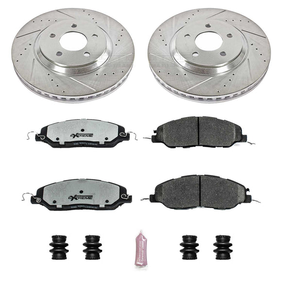 PowerStop Z26 Street Performance Ceramic Brake Pad and Drilled & Slotted Rotor K