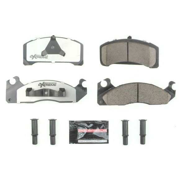 PowerStop Z26 Street Performance Carbon-Fiber Ceramic Brake Pads With Hardware