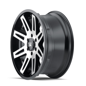 17X9 Ion Alloy 142 Black-Machined Wheel/Rim 5x127 ET-12 142-7973B
