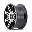 17X9 Ion Alloy 142 Black-Machined Wheel/Rim 5x127 ET-12 142-7973B