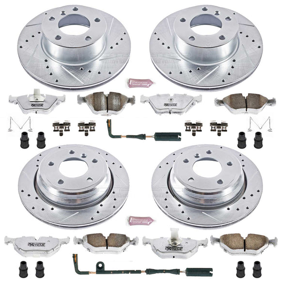 PowerStop Z26 Street Performance Ceramic Brake Pad and Drilled & Slotted Rotor K