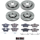 PowerStop OE Stock Replacement Low-Dust Ceramic Brake Pad and Rotor Kit