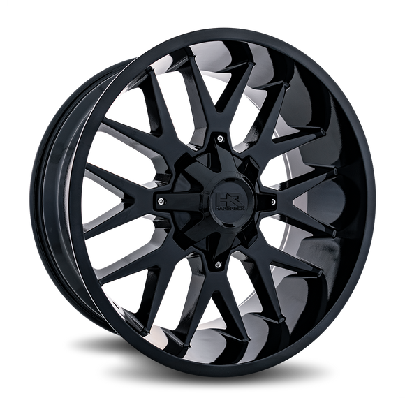 22x10 Hardrock Affliction Gloss Black 5x127/139.7 ET-19 wheel/rim