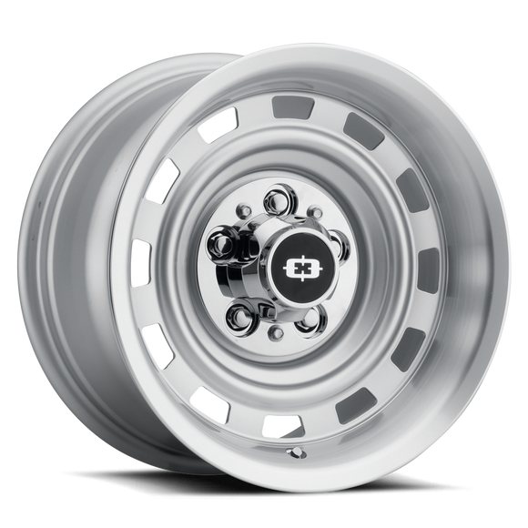 15x8 Vision 54 Cheyenne Silver Machined Lip Wheel 5x4.75 ET-12 CB70.4