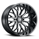 Vision 402 Riot Gloss Black Machined Face 20X12 6x135 ET-51 Wheel/Rim