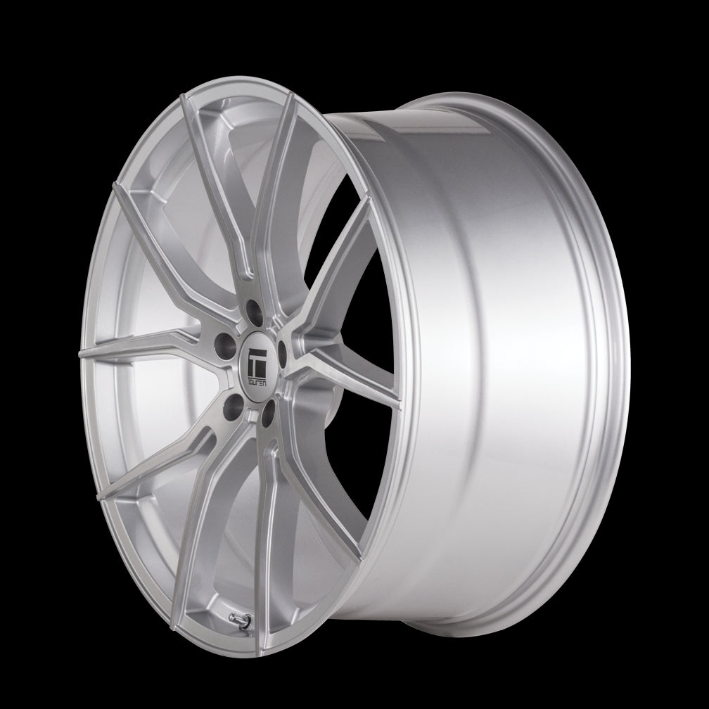 22x10.5 Touren TF01 Silver-Brushed Wheel/Rim 5x112 3501-21545SB45