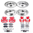 PowerStop Z23 Daily Driver Carbon-Fiber Ceramic Pads Drilled & Slotted Rotor & C