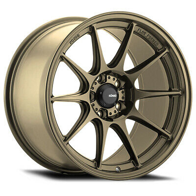 17x8 Konig Dekagram Gloss Bronze 5x114.3 5x4.5 ET40 Wheel Rim