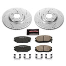 PowerStop Z23 Daily Driver Carbon-Fiber Ceramic Brake Pad and Drilled & Slotted