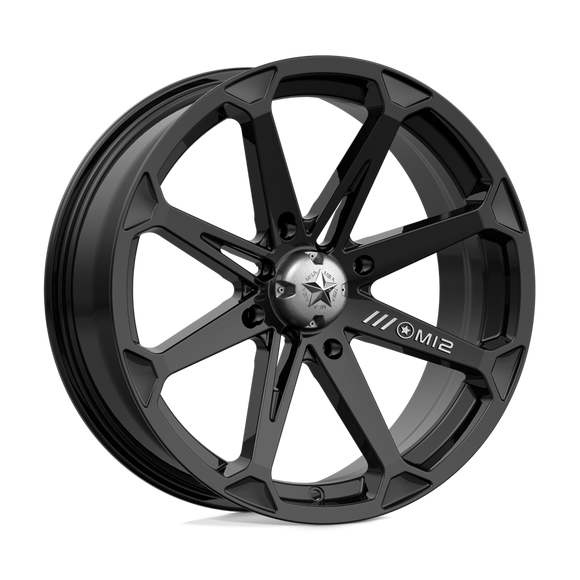 18X7 MSA Offroad Wheels Diesel Gloss Black Wheel/Rim 4x137 ET10