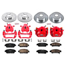 PowerStop Z23 Daily Driver Carbon-Fiber Ceramic Pads Drilled & Slotted Rotor & C