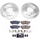 PowerStop Z23 Daily Driver Carbon-Fiber Ceramic Brake Pad and Drilled & Slotted